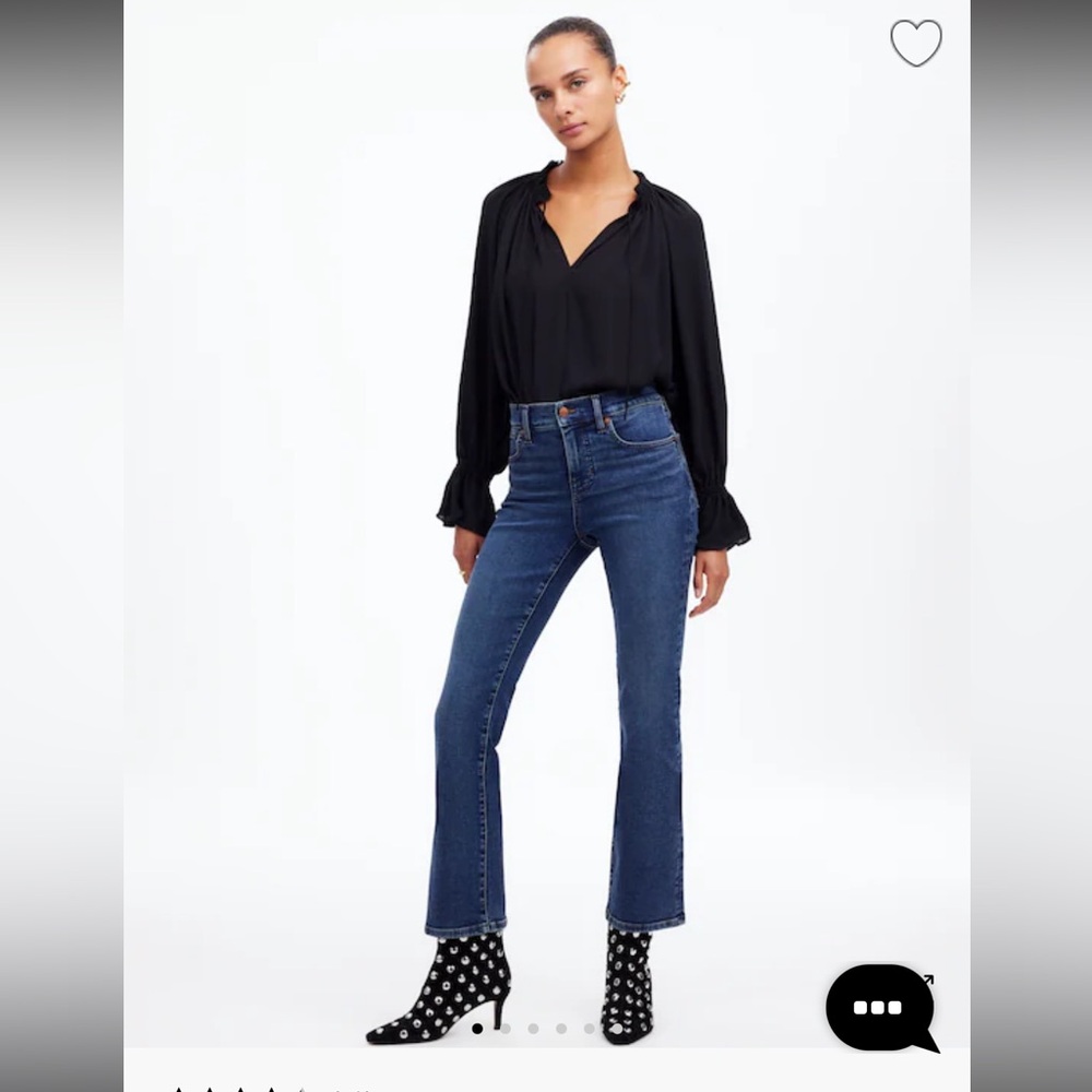 Tall kick out crop jeans Madewell
